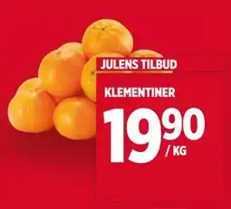 Meny KLEMENTINER, NOK 19.9 tilbud