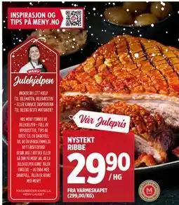 Meny NYSTEKT RIBBE, NOK 29.9 tilbud