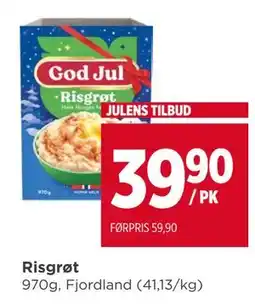 Meny Risgrøt, NOK 39.9 tilbud