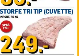 Price Lagerbutikk Storfe tri tip (cuvette) tilbud