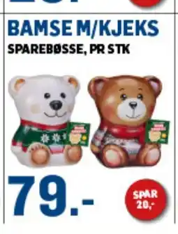 Price Lagerbutikk Bamse m/kjeks tilbud