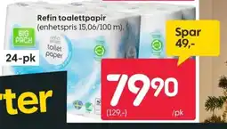 Rusta Refin toalettpapir tilbud