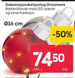 Rusta Dekorasjonsbelysning Ornament tilbud