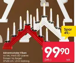 Rusta Adventsstake Viken tilbud