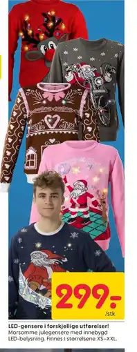 Rusta LED-gensere i forskjellige utførelser! tilbud