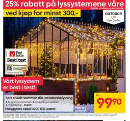 Rusta Outdoor LED Light System tilbud