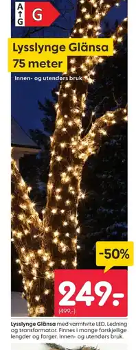 Rusta Lysslynge tilbud