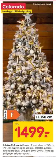 Rusta Juletre Colorado tilbud