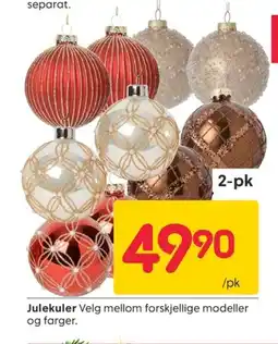 Rusta Julekuler tilbud