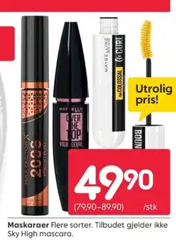 Rusta Maskaraer tilbud