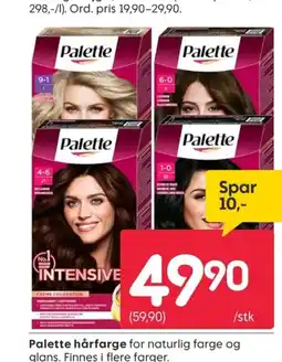 Rusta Palette hårfarge tilbud