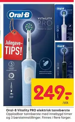 Rusta Oral-B Vitality PRO elektrisk tannbørste tilbud