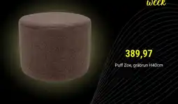 Nille Puff Zoe, gråbrun H40cm tilbud