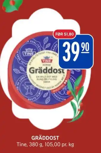 Gräddost
