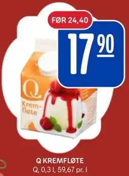 Rema 1000 Q kremfløte tilbud