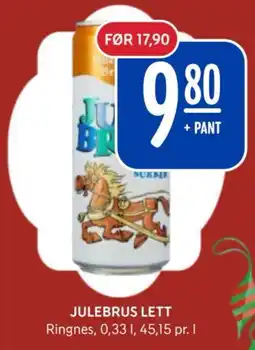 Rema 1000 Julebrus lett tilbud