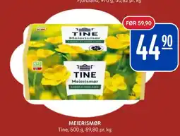 Rema 1000 Meierismør tine tilbud