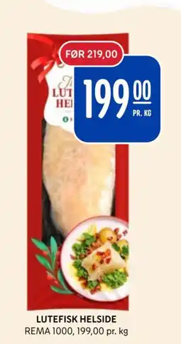 Rema 1000 Lutefisk helside tilbud
