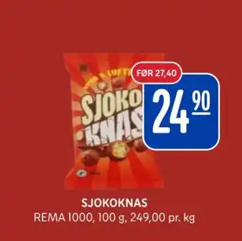Rema 1000 Sjokoknas tilbud