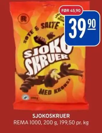 Rema 1000 Sjokoskruer tilbud