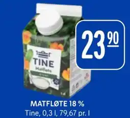 Rema 1000 Matfløte 18% tilbud