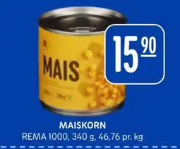 Rema 1000 Maiskorn tilbud