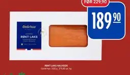 Rema 1000 Røkt laks halvside tilbud