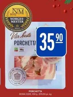 Rema 1000 Porchetta tilbud