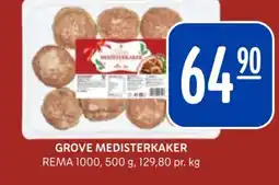 Rema 1000 Grove medisterkaker tilbud