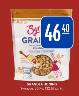 Rema 1000 Granola honing tilbud