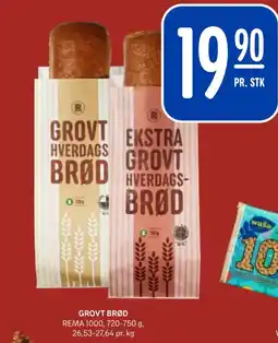 Rema 1000 Grovt brød tilbud