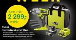 Felleskjøpet Ryobi muttertrekker kit One+, NOK 2299 tilbud