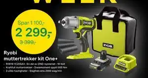 Ryobi muttertrekker kit One+, NOK 2299