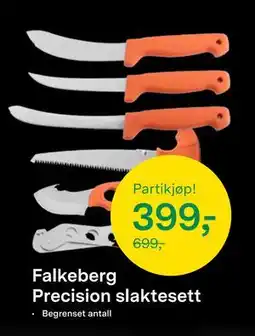 Felleskjøpet Falkeberg Precision slaktesett, NOK 399 tilbud