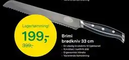 Felleskjøpet Brimi brødkniv 33 cm, NOK 199 tilbud