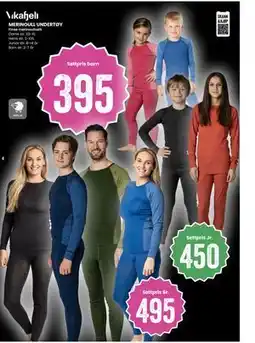 Sport Outlet MERINOULL UNDERTØY tilbud