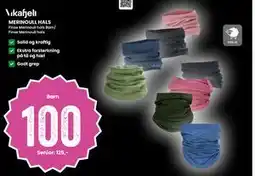 Sport Outlet MERINOULL HALS, NOK 100 tilbud