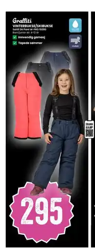 Sport Outlet VINTERBUKSE/SKIBUKSE, NOK 295 tilbud