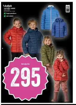 Sport Outlet VATTERT JAKKE, NOK 295 tilbud