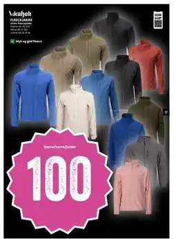 Sport Outlet FLEECEJAKKE, NOK 100 tilbud