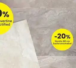 Right Price Tiles Nordic 80 cm baderomsmøbel tilbud