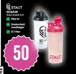 Sport Outlet SHAKER, NOK 50 tilbud