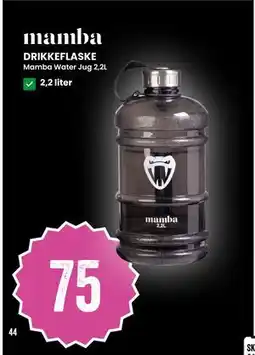 Sport Outlet DRIKKEFLASKE, NOK 75 tilbud