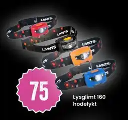 Sport Outlet Lysglimt 160 hodelykt, NOK 75 tilbud