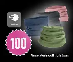 Sport Outlet Finse Merinoull hals barn, NOK 100 tilbud