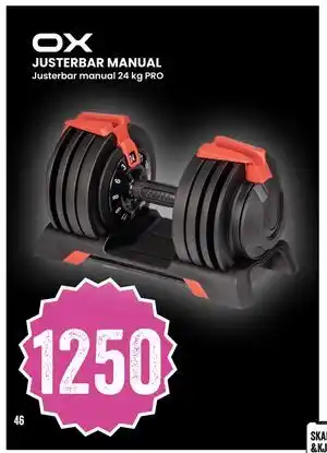 Sport Outlet JUSTERBAR MANUAL, NOK 1250 tilbud