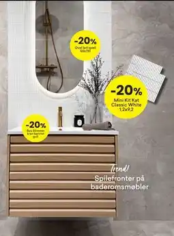 Right Price Tiles Mini Kit Kat Classic White 1,2x9,2 tilbud