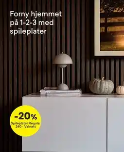 Right Price Tiles Spileplater Regular 240 - Valnøtt tilbud