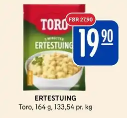Rema 1000 ERTESTUING, NOK 19.9 tilbud