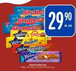 Rema 1000 NIDAR STORPLATE, NOK 29.9 tilbud